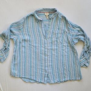 St. John's Bay Multicolor Striped Shirt
